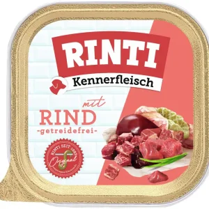 Garantierte Lieferung Sparpaket 18 x 300 g Rinti Kennerfleisch mit Rind Hunde Nassfutter